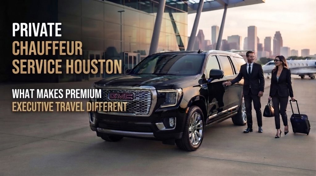 Private chauffeur service Houston premium executive travel featured image